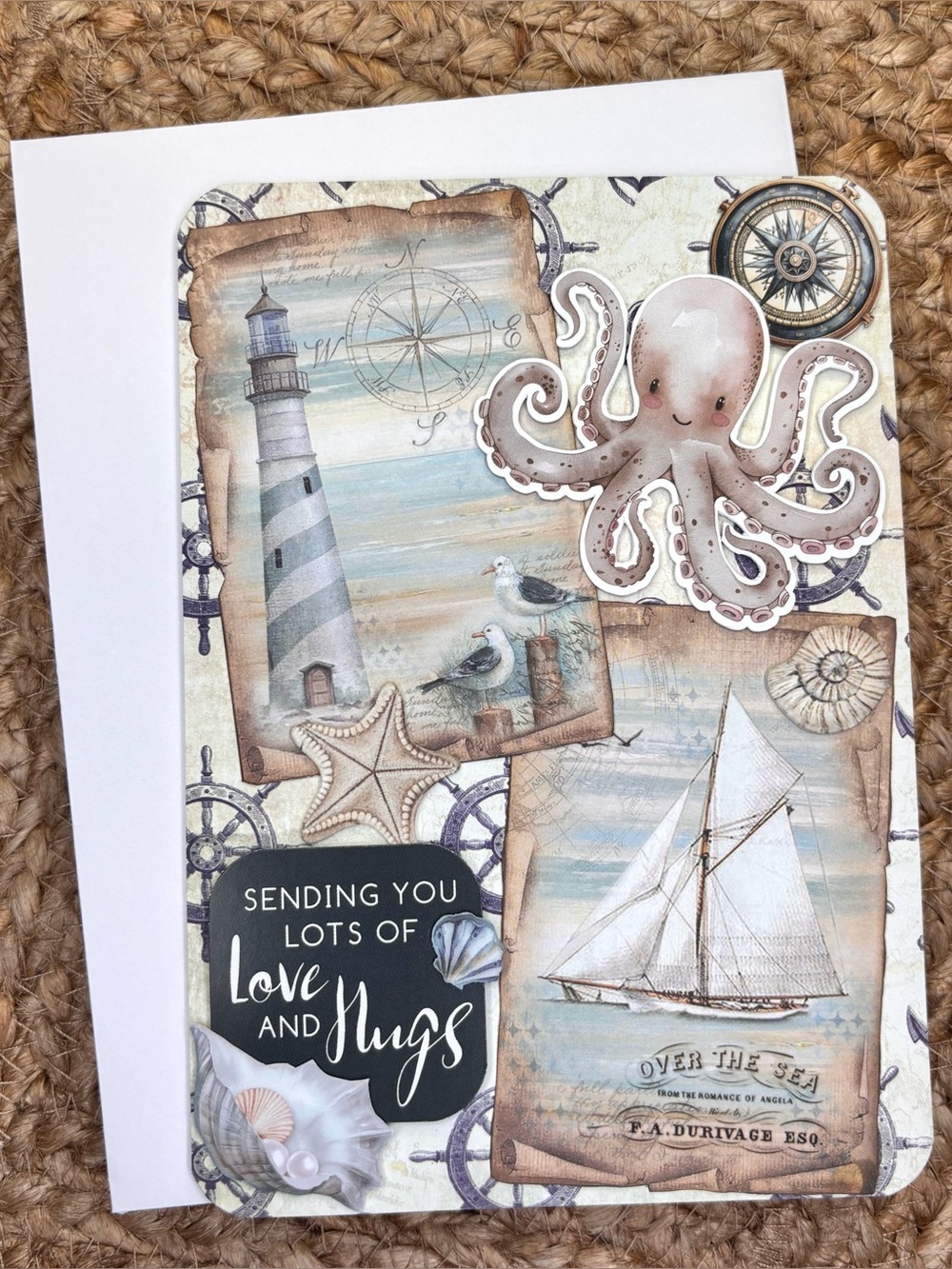 Handmade Nautical Themed Greeting Card